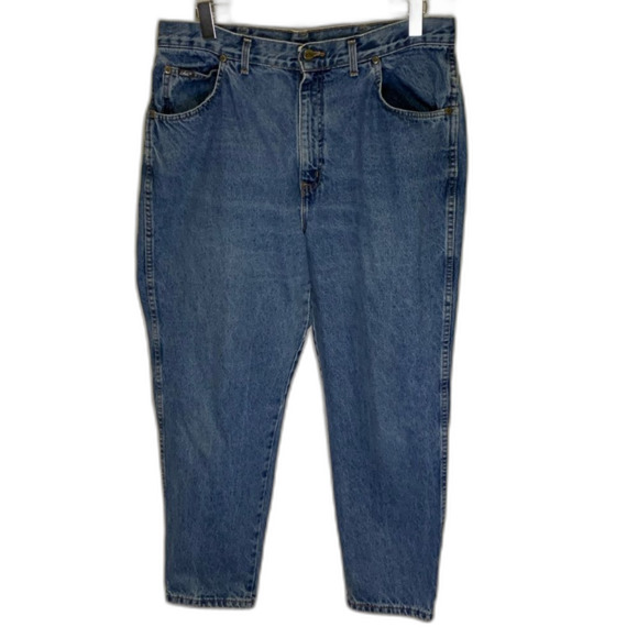 Chic Vintage 90s High Waisted Medium Wash Mom Jeans Size 20 - Picture 3 of 15